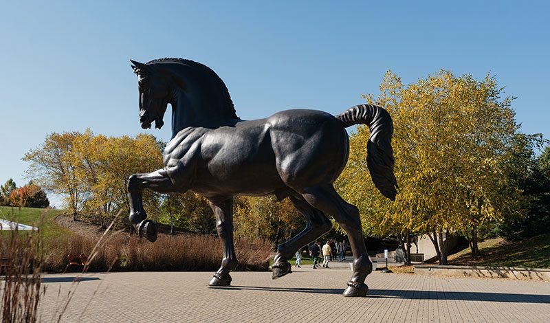 horse statue