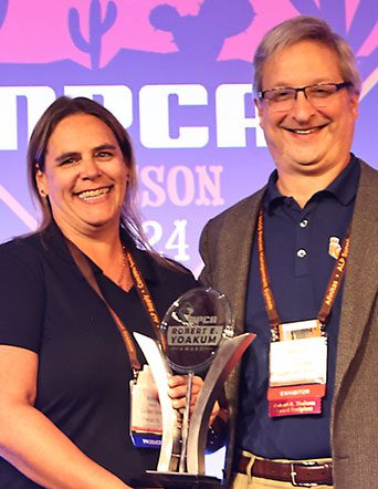 2 people hold award