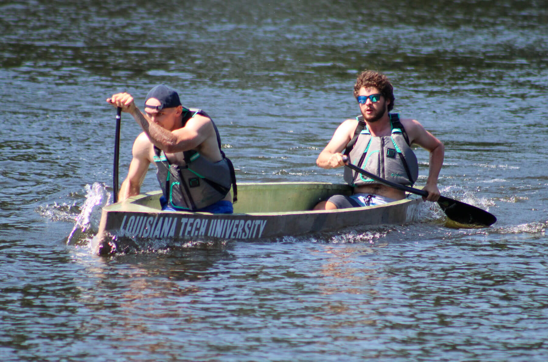 Louisiana Tech University canoe team