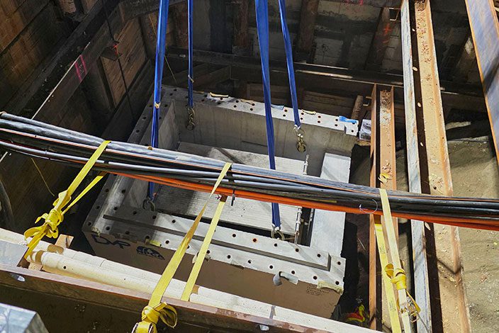 precast concrete elevator shaft