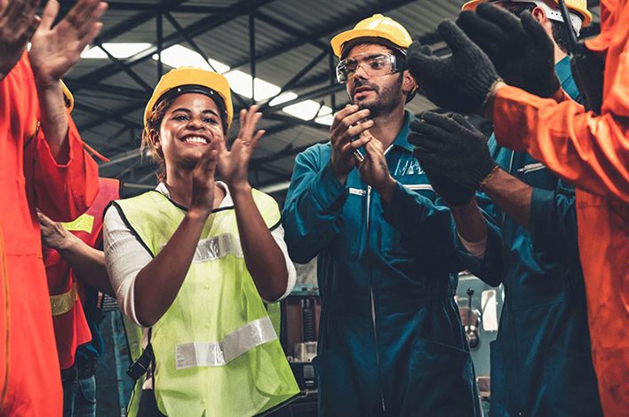 employees recognition shutterstock clapping