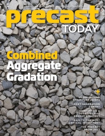 Cover of the Q1 2023 Precast Today magazine